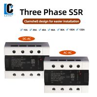 Ssr รีเลย์สามเฟสโซลิดสเตทรีเลย์10a 80a 60a 40a 25a 100a 120a Dc ไป Ac Ac Ac สามเฟส Ssr