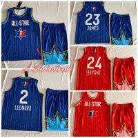 ชุดบาสเกตบอล ทีม ALL-STAR สีน้ำเงิน มีเบอร์ 2 และ 23