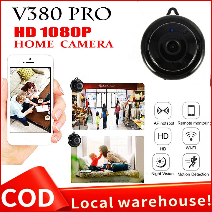 Camera Spy Connect to Phone V380 pro CCTV Camera Connect to Phone with Voice CCTV Camera Outdoor
