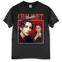 เสื้อยืดโอเวอร์ไซส์เสื้อยืดแขนสั้น ทรงหลวม ระบายอากาศได้ดี ลาย Timothee Chalamet 90s สไตล์ฮิปฮอป แฟชั่นฤดูร้อน สําหรับผู  FXI7