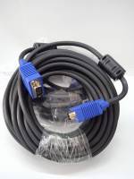 Cable VGA/RGB/15 Pin M/M ผู้ๆ สายสัญญานภาพ สายต่อจอ ยาว 10 เมตร ใช้ต่อคอมกับจอ วัสดุดีได้มาตราฐาน มีความแข็งแรงทนทาน สัญญานดี