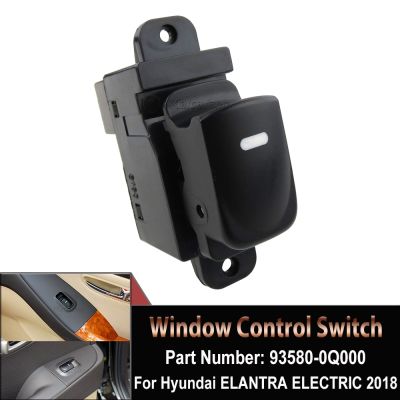 ✁▤┋ Left Rear Single Door Passenger Side Car Window Control Switch Glass lifter Buttons For Hyundai Elantra HD 2007-2010 93580-0Q000