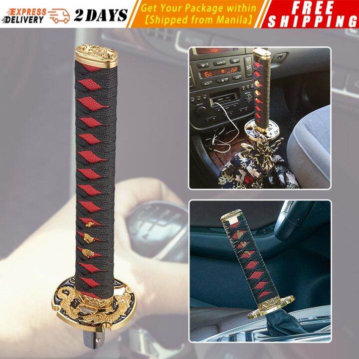 Universal 150mm JDM Katana Samurai Sword Shift Knob Shifter With ...