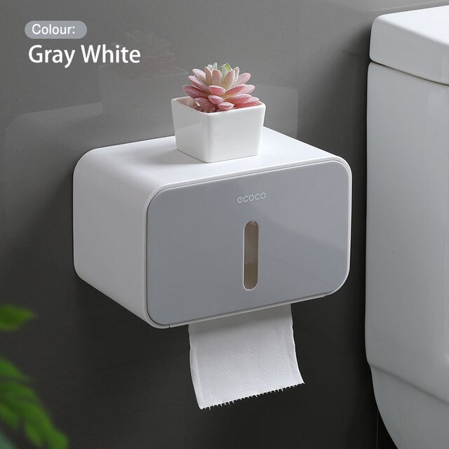 Tissue Box Wall-mounted Toilet Paper Holders Cute Storage Towel Napkin Dispenser