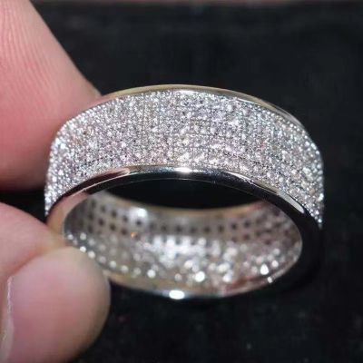 【YF】♤卍卍  Hot Sale for 5 Row Jewelry Fashion Engagement Wedding Rings