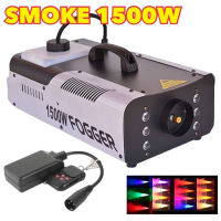 TEMALLเครื่องทำควัน 400W/1500W (มีสินค้า​พร้อมจัดส่ง)​ รีโมทคอนโทรล Smoke 1500W Fog machine สโมค1500W มีรีโมท เครื่องทำควันสำหรับไฟดิสโก้เลเซอร์