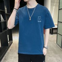 2022 thin with short sleeve T-shirt male summer big yards short sleeves T-shirt trend round collar short sleeve T-shirt leisure coat mens wear --ntx230801☈