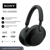 【การรับประกัน 6เดือน】หูฟังเอียบัด Sony WH1000XM5 หูฟังบลูทูธ Noise Cancelling Headphones หูฟังเบสหนักๆ หูฟังไร้สาย for IOS/Android/PC Bluetooth Headphone with Mic Wireless Headphone Sony หูฟัง Bluetooth