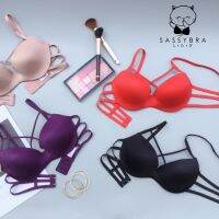 [sassy bra] เสื้อชั้นในผู้หญิง แบบมีโครง ฟองหนา 2.5cm.ช่วยเพิ่มขนาดหน้าอกสาวๆให้ดูมีเนินอกชิด ไม่อ้า เหมาะกับสาวๆคัพ A-B