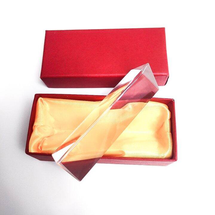 Optical Glass Triangular Rainbow Children Students Present Optical