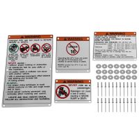 For Warning Decals Stickers Labels Aluminum Backed Banshee