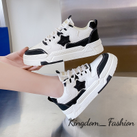 Kingdom_Fashion ยอดนิยม รองเท้าผู้หญิง รองเท้าผ้าใบ รองเท้าสุขภาพ รองเท้าแฟชั่น ธรรมชาติ เด่น จับคู่ง่าย การผสมสีที่สวยงาม FYD23918UC 39Z230925