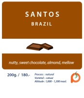 Brazil Santos (Natural) 200g.