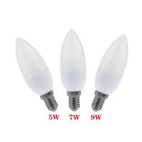 10X E14 LED Candle bulb AC85V-265V led chandelier lamp Candle Bulbs 5W/7W/9W Energy Saving Decoration Light Warm/White