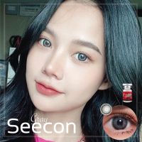 ? มีค่าสายตา ? Lovelylens Seecon Gray Brown ?  บิ๊กอาย สุดปัง คอนแทคเลนส์ รายเดือน มีอย แถมตลับฟรี  เลนส์นิ่ม สวยปังมาก