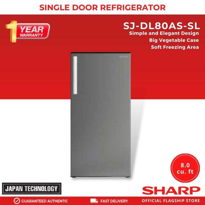 sharp refrigerator one door