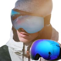 Loogdeel Ski Goggles Men Women Snowboard Goggles Snow Glasses UV400 Protection Anti-fog Double Layer Outdoor Skiing Glasses