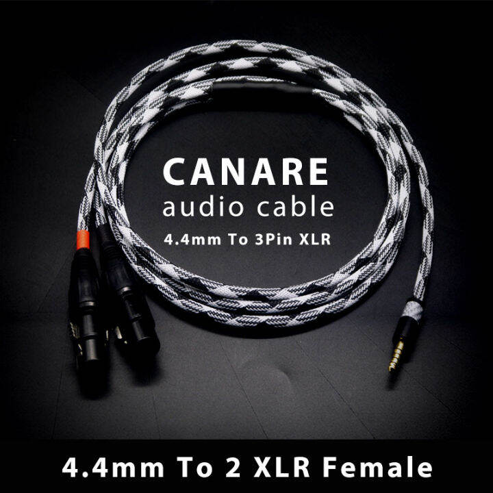 ไฮไฟสมดุล4-4มิลลิเมตรถึง2-xlr-หญิง4-4มิลลิเมตรถึง2-xlr-ชายสายสัญญาณเสียงญี่ปุ่น-canare-สายสัญญาณเสียง0-5เมตร1เมตร1-5เมตร2เมตร3เมตร5เมตร-no1107