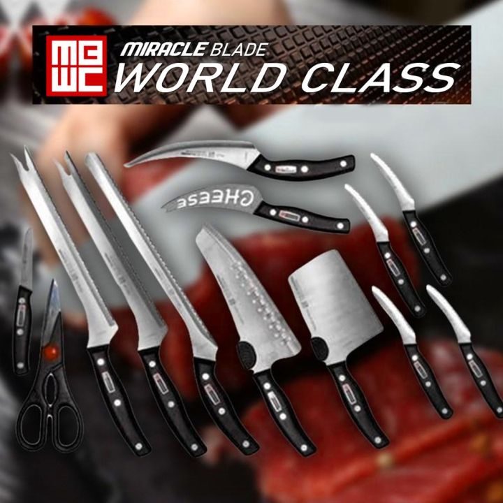 Miracle Blade 13 Piece Stainless Steel Assorted Knife Set