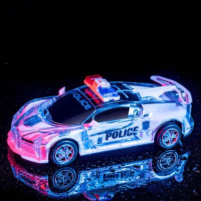 Toys Car For Boys Kids Electric Police Car Music LED Light Cool Toy Car Gift