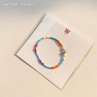 wallah studio : flower color กำไลลูกปัด