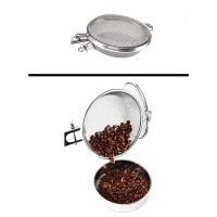 1Pcs 0.5LB Handy Roaster Coffee Roasting Tool Set Portable Home Stainless Steel Coffee Roaster Tool Handy Coffee Beans Nut Walnut Coffee Baking Tool (Foldable)