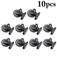 10Pcs Strong Neodymium Magnet Magnetic Clips Black Heavy Duty Fridge Magnet Clips Home Photo Displays Whiteboard Magnetic Clip