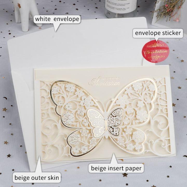 50pcs-butterfly-hollow-laser-cut-wedding-invitation-cards-flora-greeting-cards-personalized-wedding-decoration-party-supplies