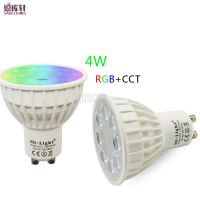 【The-Best】 Potsland Pakistan Mi 2.4G รีโมทไร้สาย4W GU10 RGB + CCT LED หรี่แสงได้ Mi สปอตไลท์ไฟ Led หลอดไฟ Led อัจฉริยะ AC85-265V