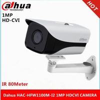 กล้อง Hdcvi Hfw1100m Dh Hac Hd720p I2 1mp ไฟ LED 2ตัวระยะ Ir 80เมตรตัวยึดกล้องวงจรปิดกับรักษาความปลอดภัย