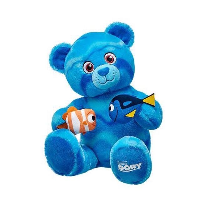 ตุ๊กตาหมีบิ้วอะแบร์-ปลาดอรี่-สีฟ้าน้ำทะเล-น่ารัก-build-a-bear-workshop-สินค้ามือสองนำเข้า
