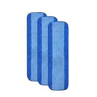 3Pcs Microfiber Spray Mop Replacement Heads for Bona Floor Care System Household Cleaning Accessories