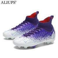 ALIUPS 31-48 Professional Football Boots Men Women Kids Original Soccer Shoes Sneakers Cleats Futsal Football Shoes for Boys