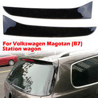 บทกวีรถด้านหลังหน้าต่างด้านข้างสปอยเลอร์ Canards Splitter สติกเกอร์ Fit สำหรับ VW Magotan B7 Wagonalltrack 2011-2015รถอุปกรณ์เสริม