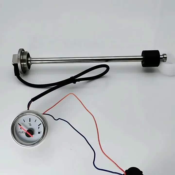 Fuel Level Gauge With Water Level Fuel Level Float Sensor 52mm Fuel
