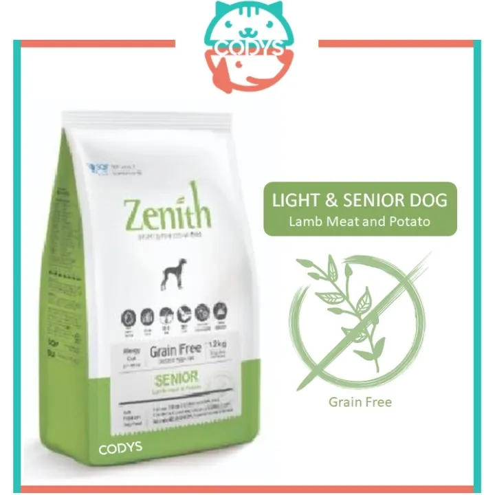 ZENITH GrainFree Soft Premium Light and Senior Dog Food in Lamb Meat