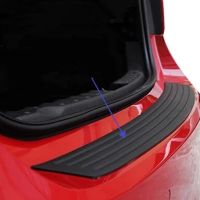 gthrrftdb Car Rear Bumper Scuff Protective Sill Pedals Cover For Volkswagen vw POLO Tiguan Passat Golf EOS Scirocco Jetta Bora Lavida Tou