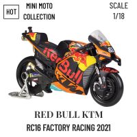 Maisto 1:18 Scale Mini Moto Red Bull KTM Ducati Motogp Motorcycle Model Toy Collectible Xmas Kids Room Decor Gift Toys for Boys