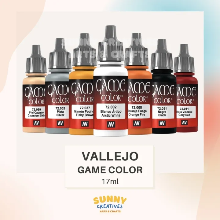 Vallejo Game Color Acrylic Airbrush Paint Matt And Opaque 17ml Lazada Ph - Game Color Acrylic Paint Vallejo Game Color Acrylic Airbrush Paint Matt And Opaque 17ml Lazada Ph - Game Color Acrylic Paint