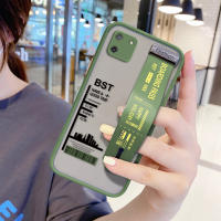 UCUC เคสโทรศัพท์เคสสำหรับ Realme C11สำหรับหญิงชายกันกระแทกFrosted Air Ticketกรณีเคสใส่โทรศัพท์Soft Edge Fullฝาครอบเลนส์ป้องกันเลนส์Ultra Thin (สายรัดข้อมือ) เคสโทรศัพท์