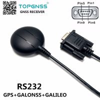 Industrial application RS232 DB9 female connector RS-232 GNSS receiver dual GPSGONASSGALILO receiver module antenna GNSS200GR