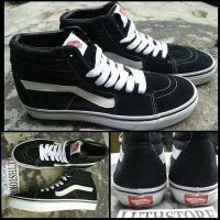 Vans Sk8 - Hi Classic รองเท้าผ้าใบลําลองสําหรับ Uni