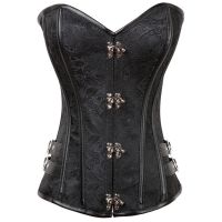 【CW】 New Fashion Women Bustier Shaper Wear Leather Sexy Hollow Out Body Shaper Gothic Corsets for Ladies Underwear cosplay