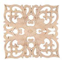 Wooden Decal Supply European-Style Applique Real Wood Carving Accessories And Retail.Woodcarving