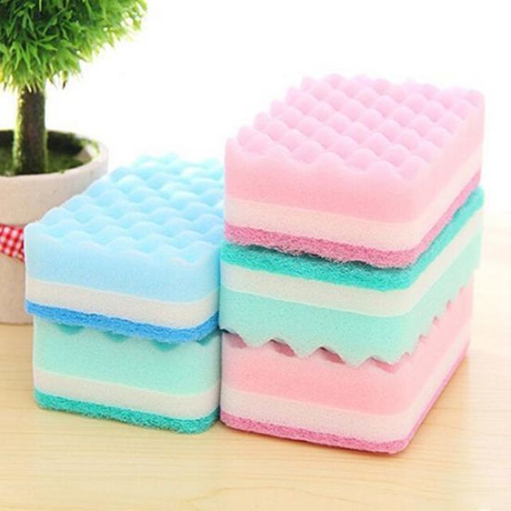hot-1-5pcs-washing-sponge-brushes-soft-cleaning-dish-bowl-pot-scouring-household-accessories-color