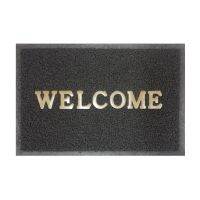 ส่งฟรี WSP พรมดักฝุ่น WELCOME 60x90ซม.BMX-204/GREY เก็บเงินปลายทาง