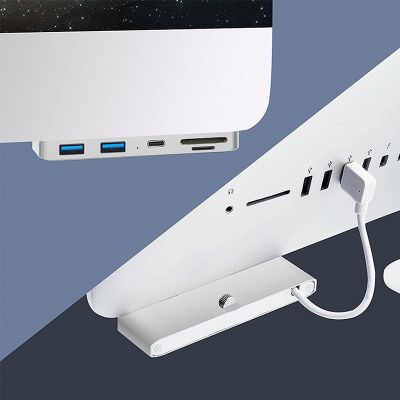Aluminum alloy usb 3.0 hub 3 port adapter splitter with SD/TF Card Reader for iMac 21.5 27 PRO Slim Unibody computer USB Hubs