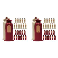 48 Pcs Burlap Wine Bags Wine Gift Bags,Wine Bottle Bags with Drawstrings,Tags &amp; Ropes,Reusable Wine Bottle Covers