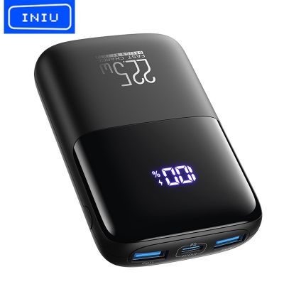 INIU 22.5W Power Bank 10000mAh USB C PD Fast Charge 3-Output Mini External Battery Charger For iPhone 14 13 Pro Samsung Tablets ( HOT SELL) tzbkx996