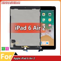 【YF】 100  Tested 9.7  LCD For Apple iPad 6 Air 2 A1567 A1566 Display Touch Screen Digitizer Sensors Assembly Panel Replacement Parts